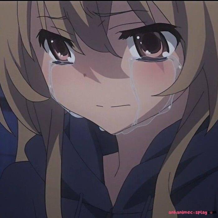 hình ảnh anime buồn nữ khóc